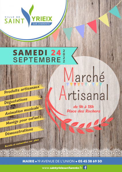 Saint-Yrieix-Charente_marche_artisanal_2022_affiche