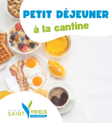 Petit déjeuner à la cantine