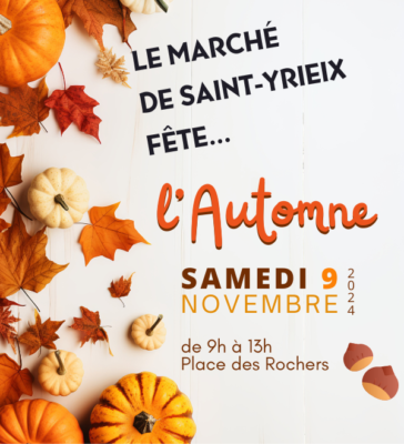 Le marché de Saint-Yrieix fête l'automne