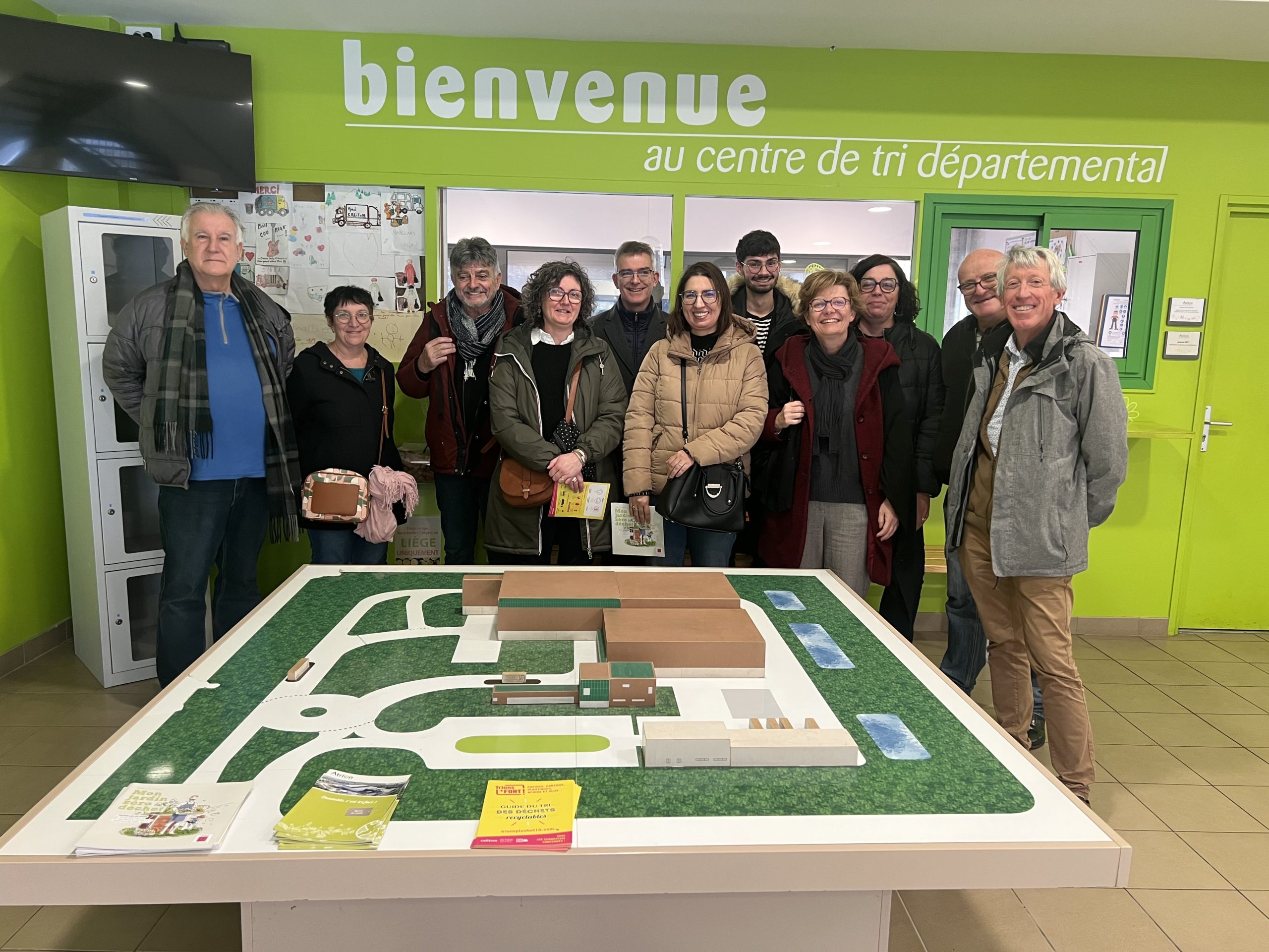 Visite du centre de tris Atrion