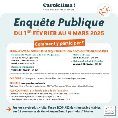 Carteclima Enquête publique