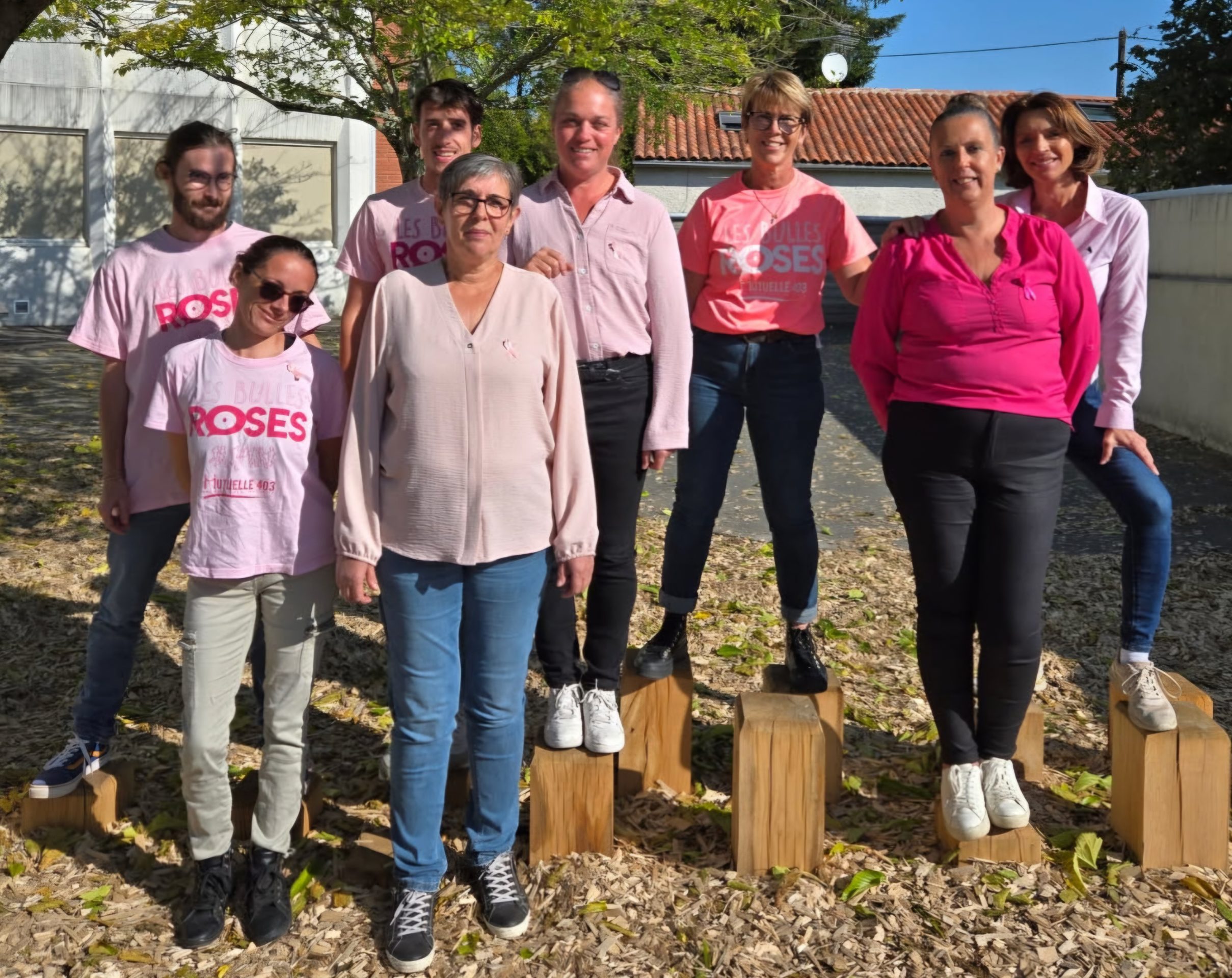 Les agents soutiennent octobre rose !
