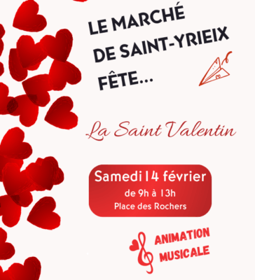 Le marché fête la Saint-Valentin(2)