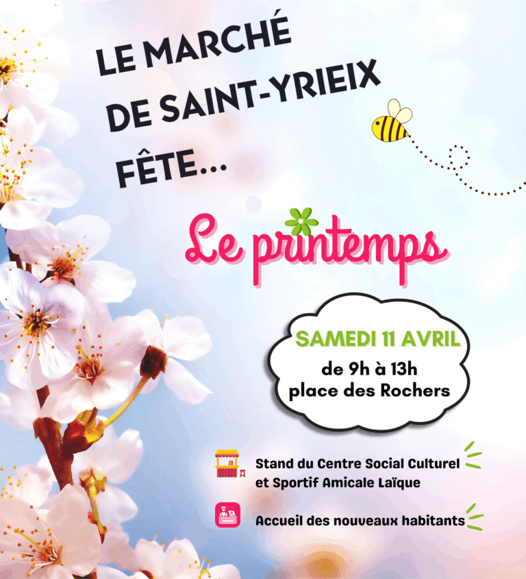 Le marché de Saint-Yrieix fête le printemps