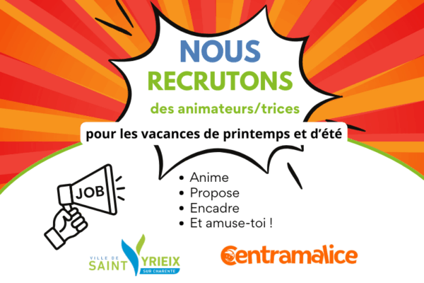 offre d'emploi animateur centre de loisirs