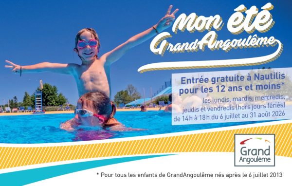 Carte de piscine Mon été Grand Angoulême