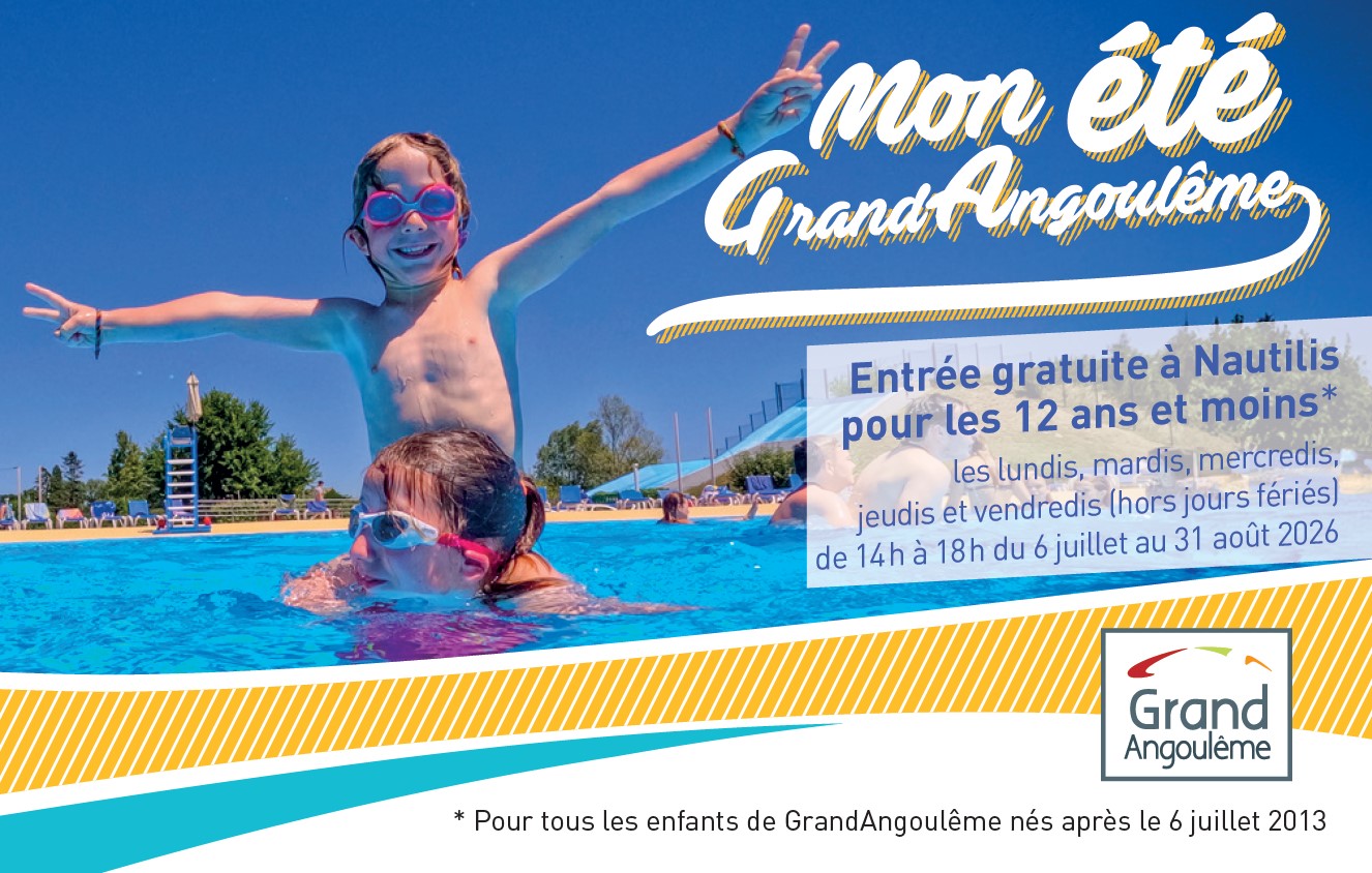 Carte de piscine Mon été Grand Angoulême
